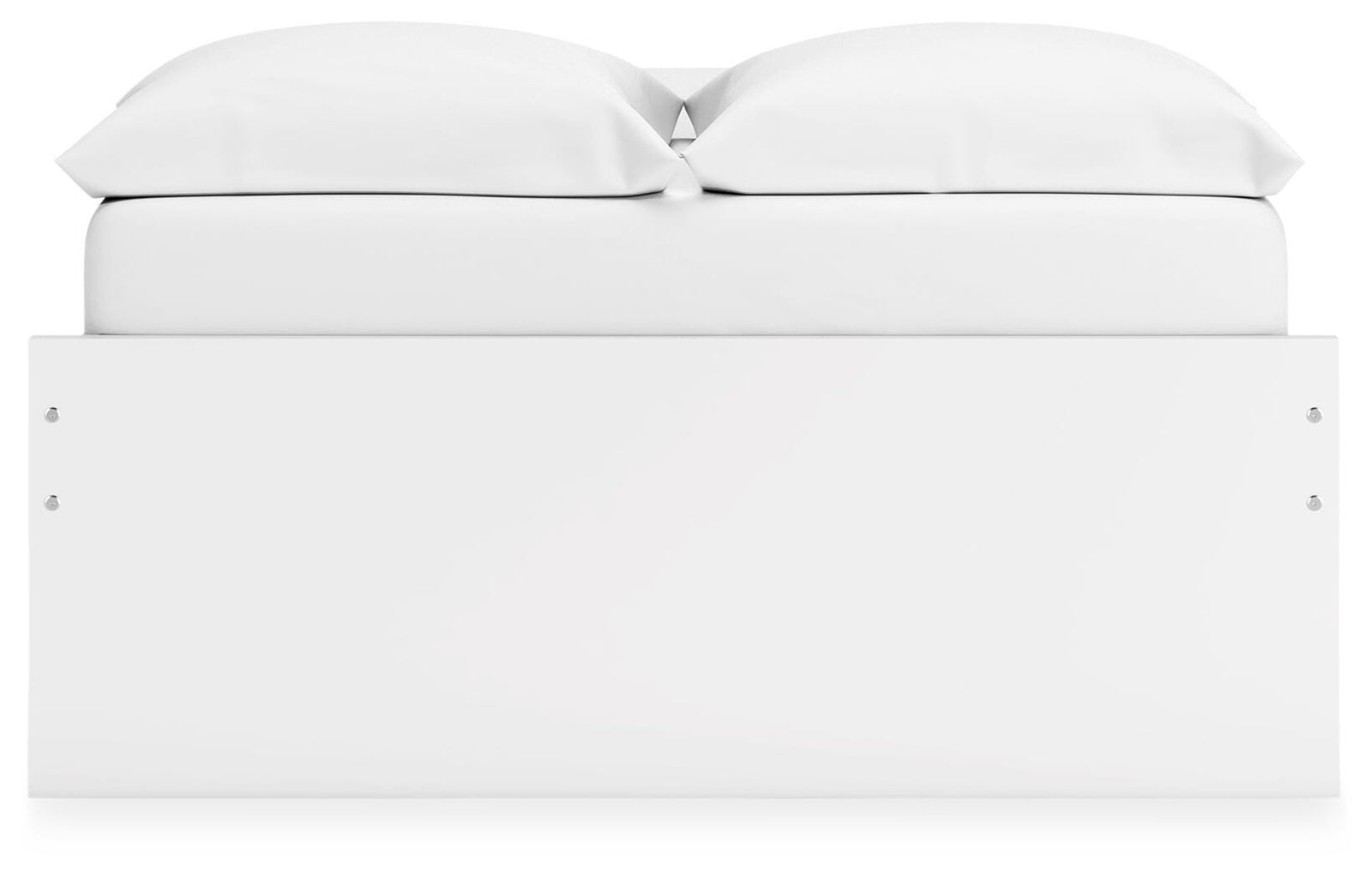 Onita Platform Bed with 1 Side Storage (Youth) - White (EB9630-SI) - Image 5