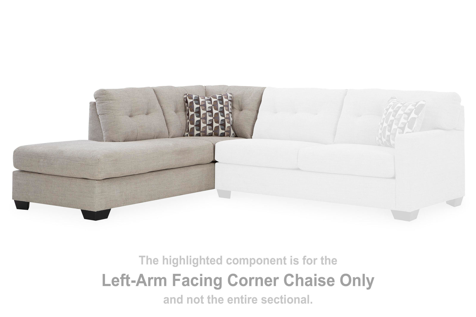 Mahoney Left-Arm Facing Corner Chaise (31004-SI) - Image 16
