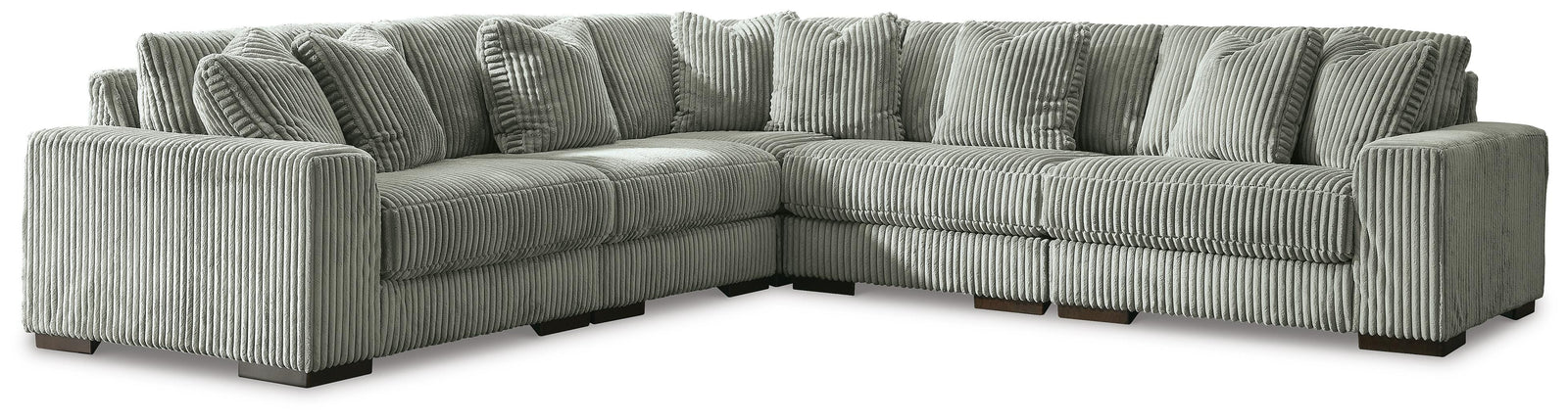 Lindyn 5-Piece Sectional and Ottoman (21105-SI) - Image 2