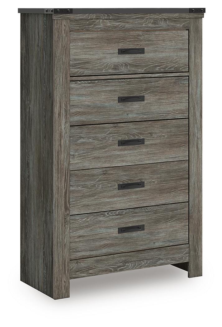 Frandern Chest of Drawers - Gray (B4480-SI) - Image 4