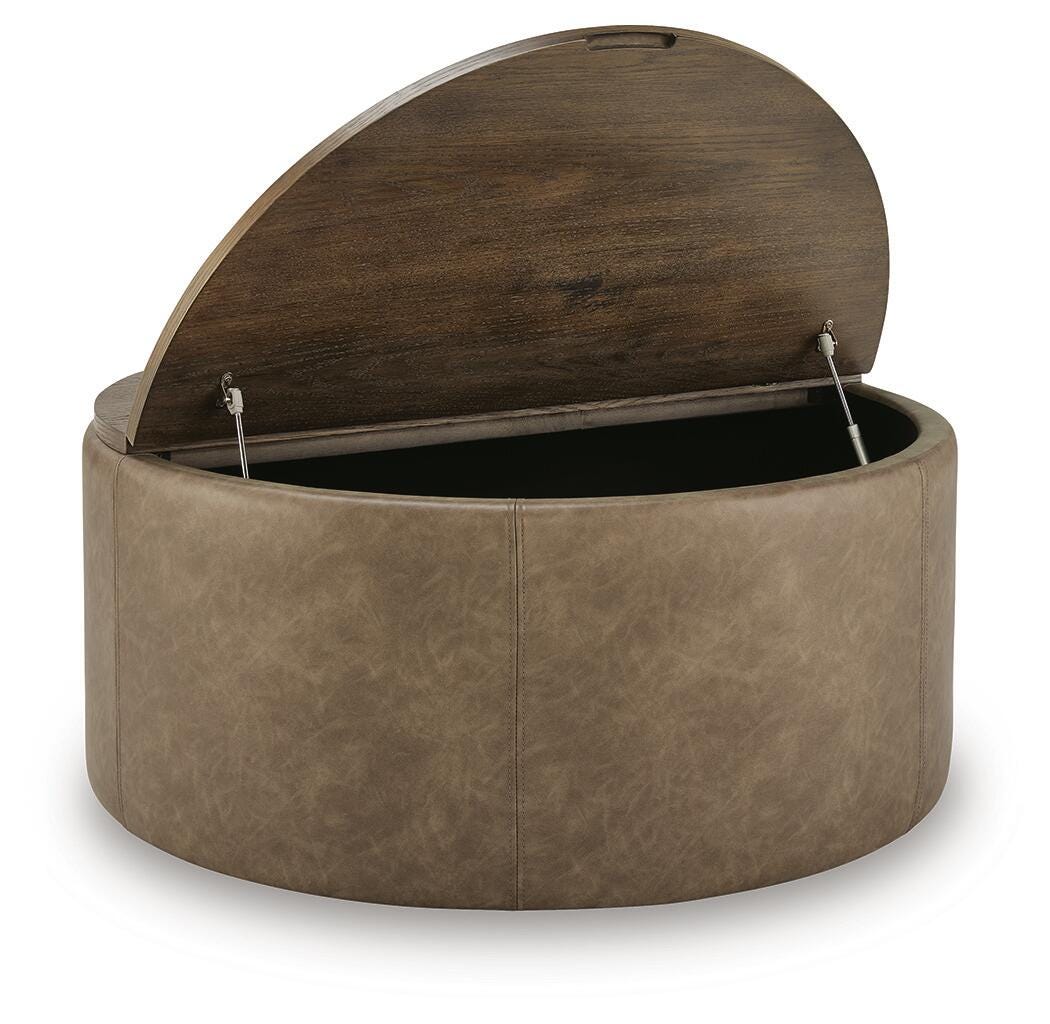 Bethanstone Storage Ottoman (A3000846-SI) - Image 3