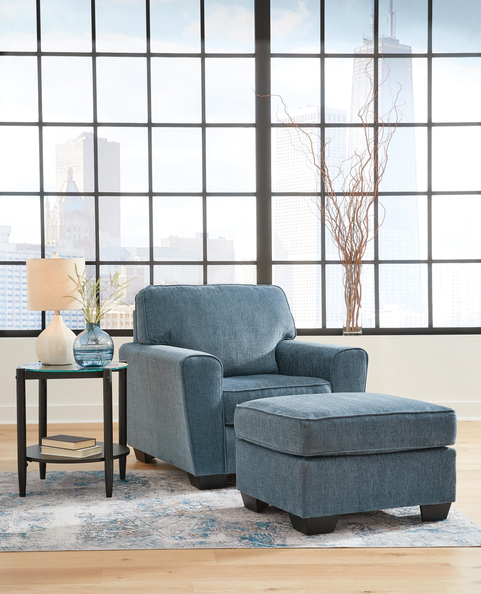 Cashton Sofa, Loveseat, Chair and Ottoman (40605-SI) - Image 22