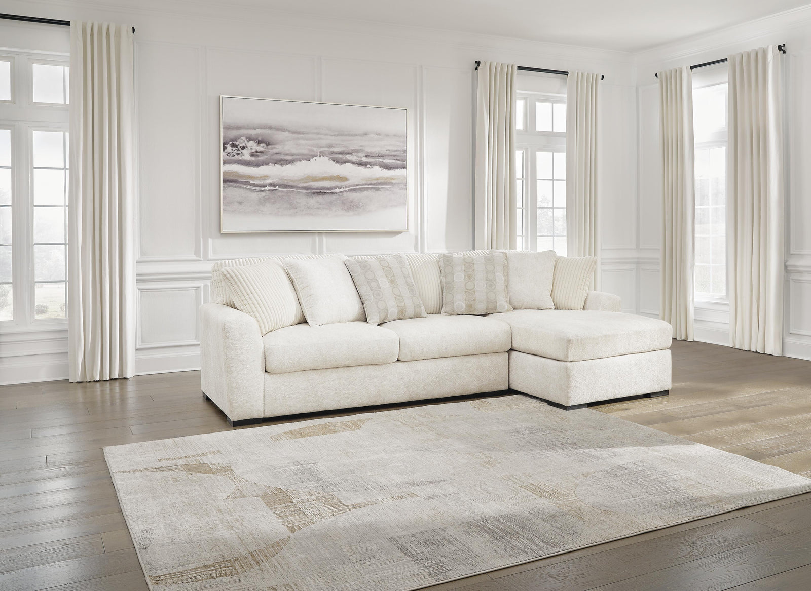 Chessington 2-Piece Sectional with Chaise (61904-SI) - Image 2