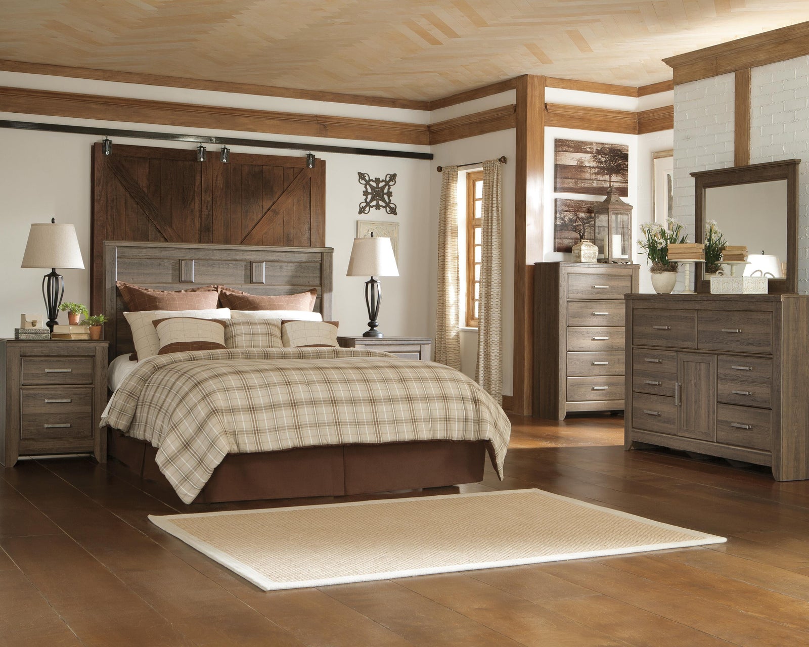 Juararo Panel Headboard - Dark Brown (B251-SI) - Image 6