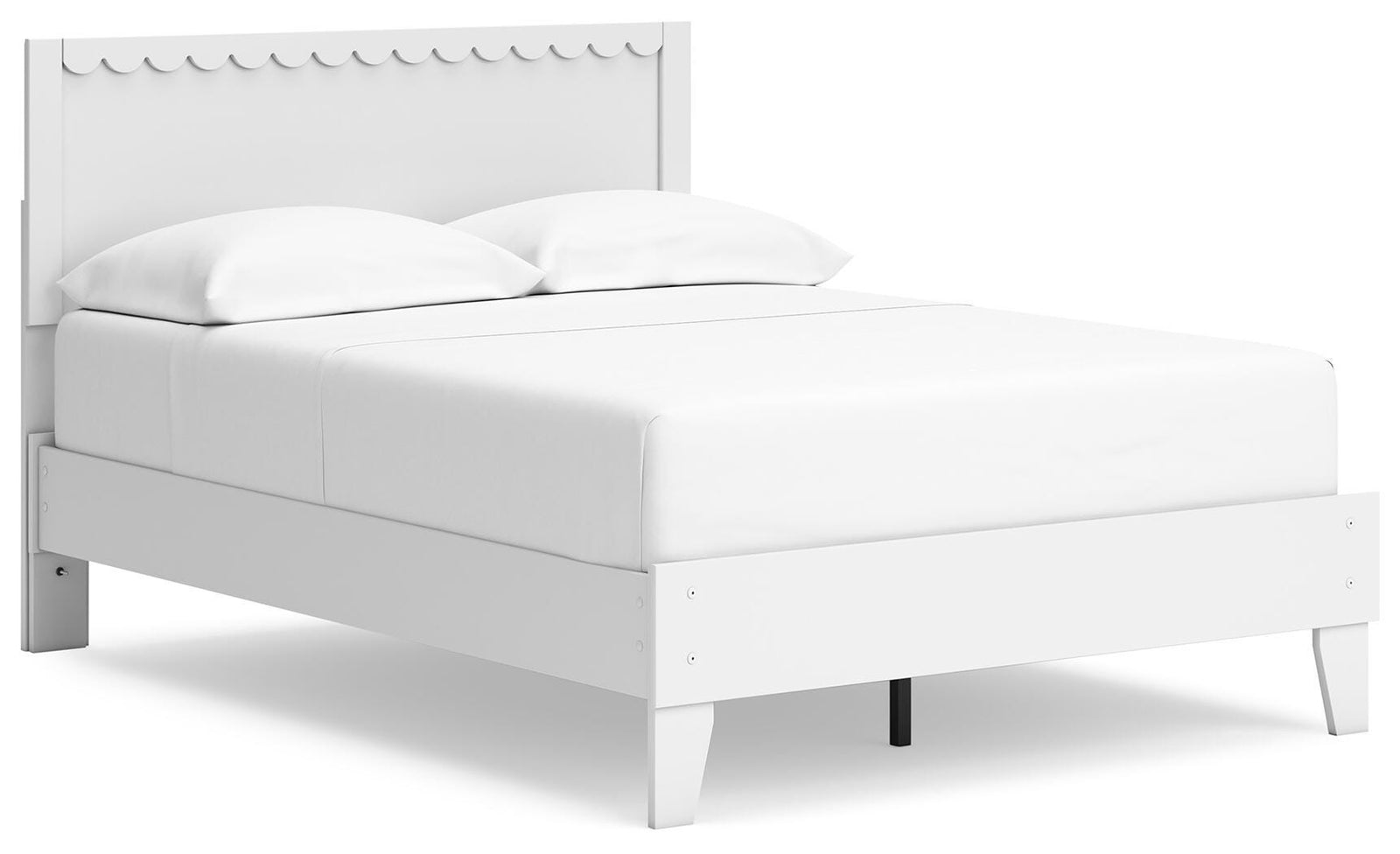 Hallityn Panel Platform Bed (Youth) - White (EB1810-SI)