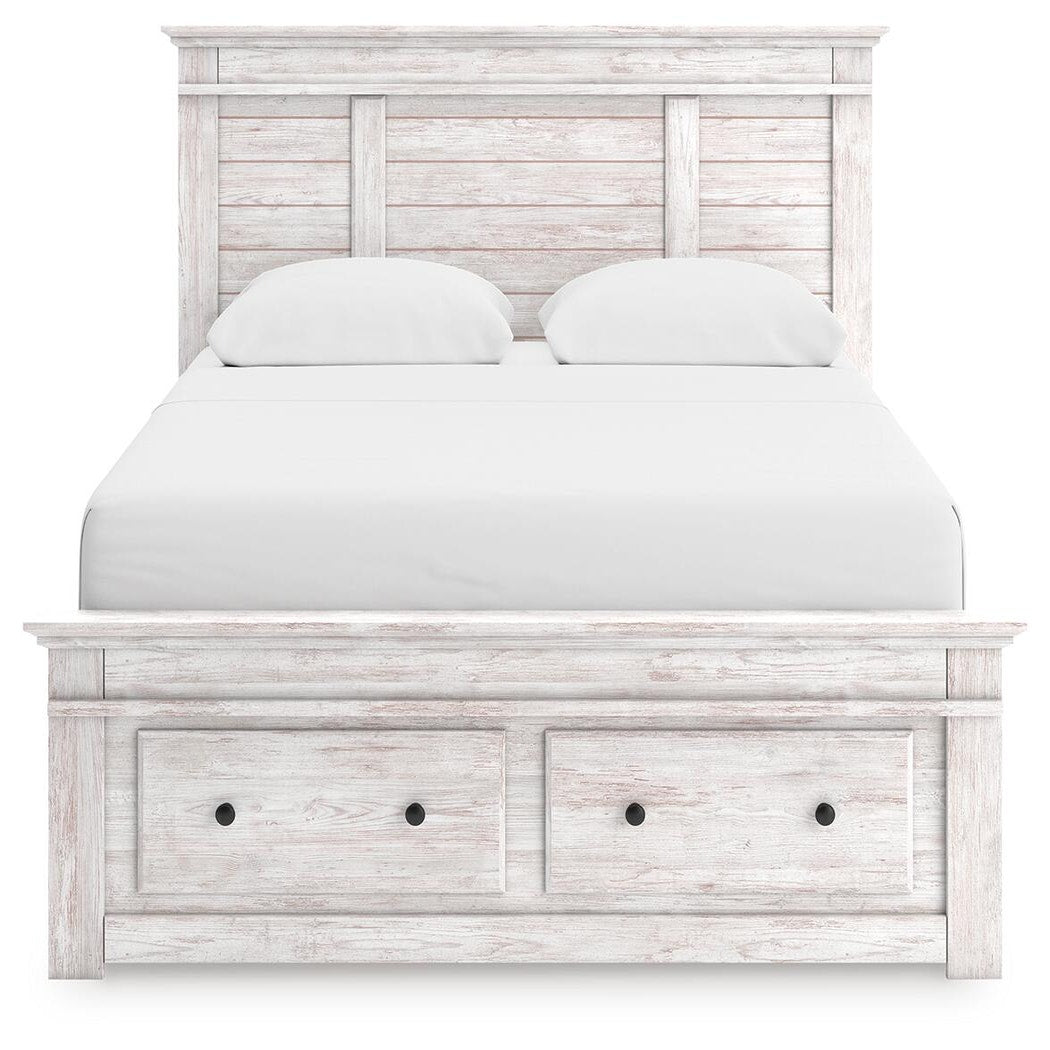 Makidern Queen Panel Storage Bed (PCB1171-SI) - Image 6