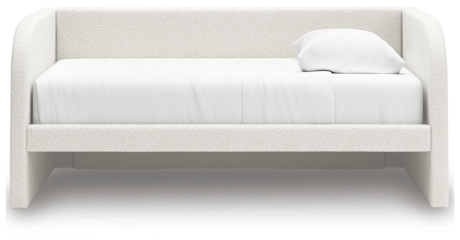 Arloster Twin Upholstered Day Bed, Dresser and Mirror (PCB1566-SI) - Image 2