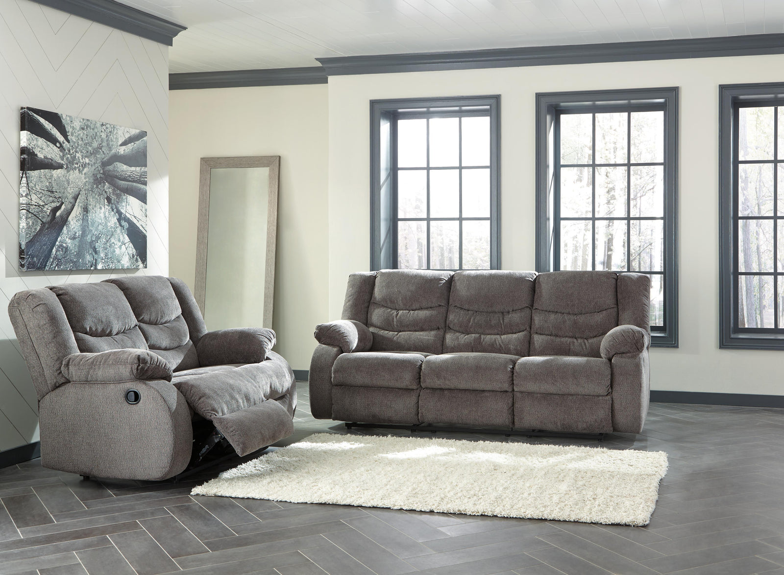 Tulen Reclining Sofa and Loveseat (98606-SI) - Image 9