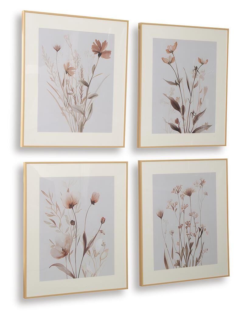 Chettings Wall Art (Set of 4) (A8000469-SI) - Image 4