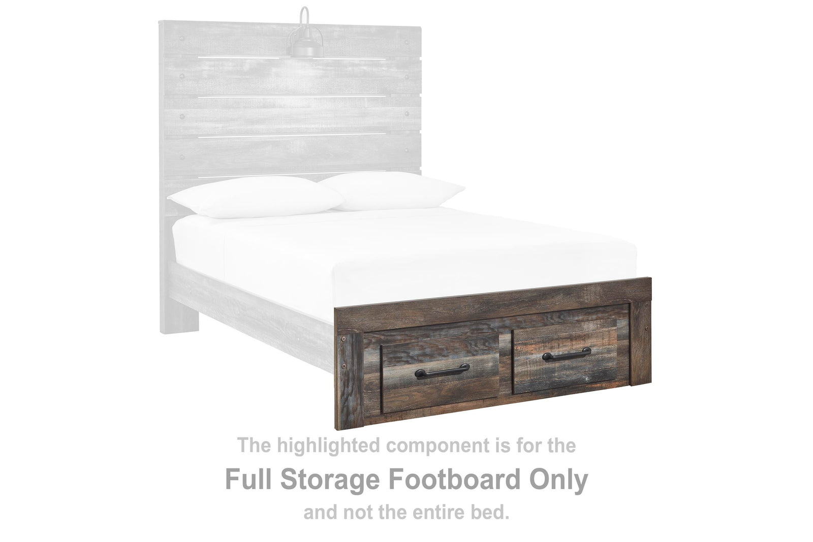 Drystan Storage Footboard - Multi (B211-SI) - Image 3