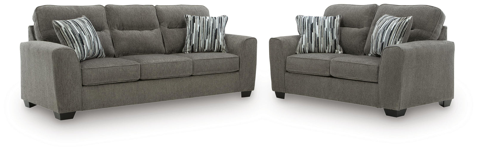 Olten Sofa and Loveseat (31305-SI)