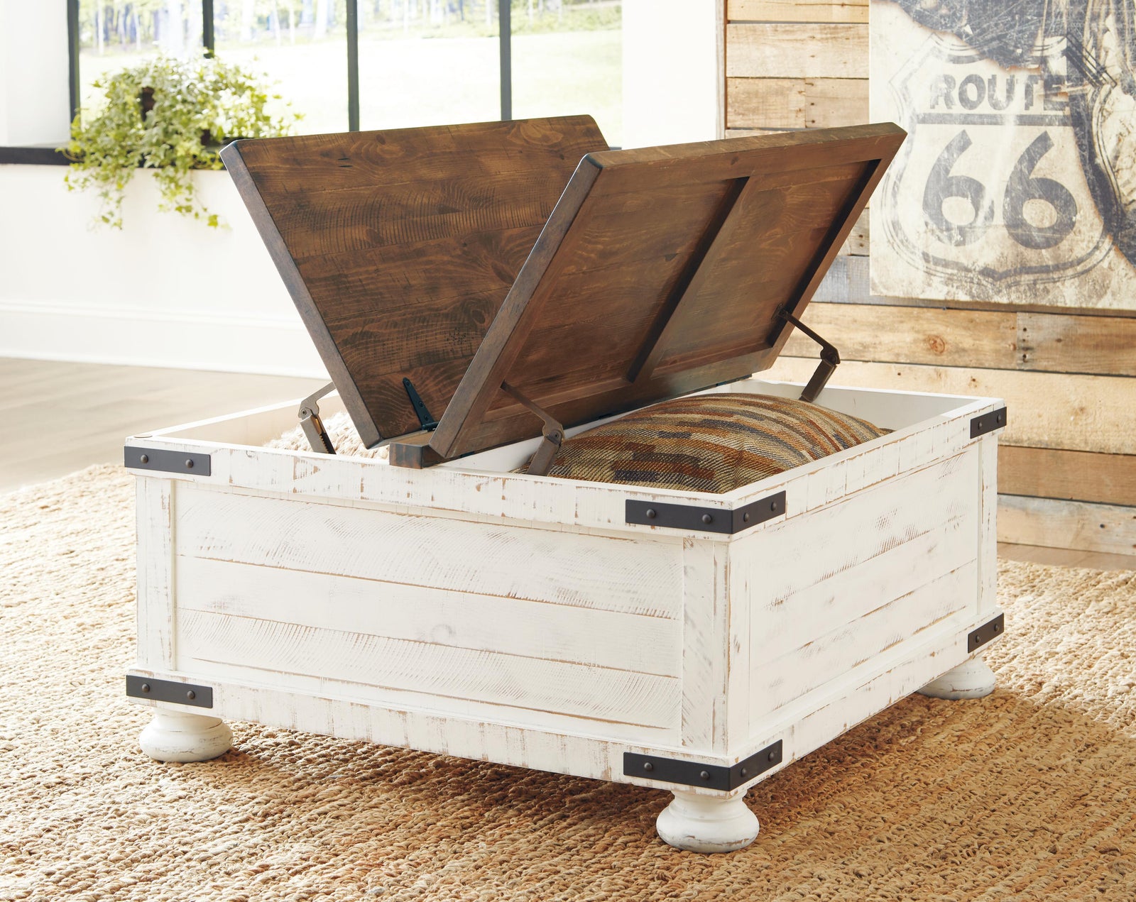 Wystfield Coffee Table - White/Brown (T459-SI) - Image 10