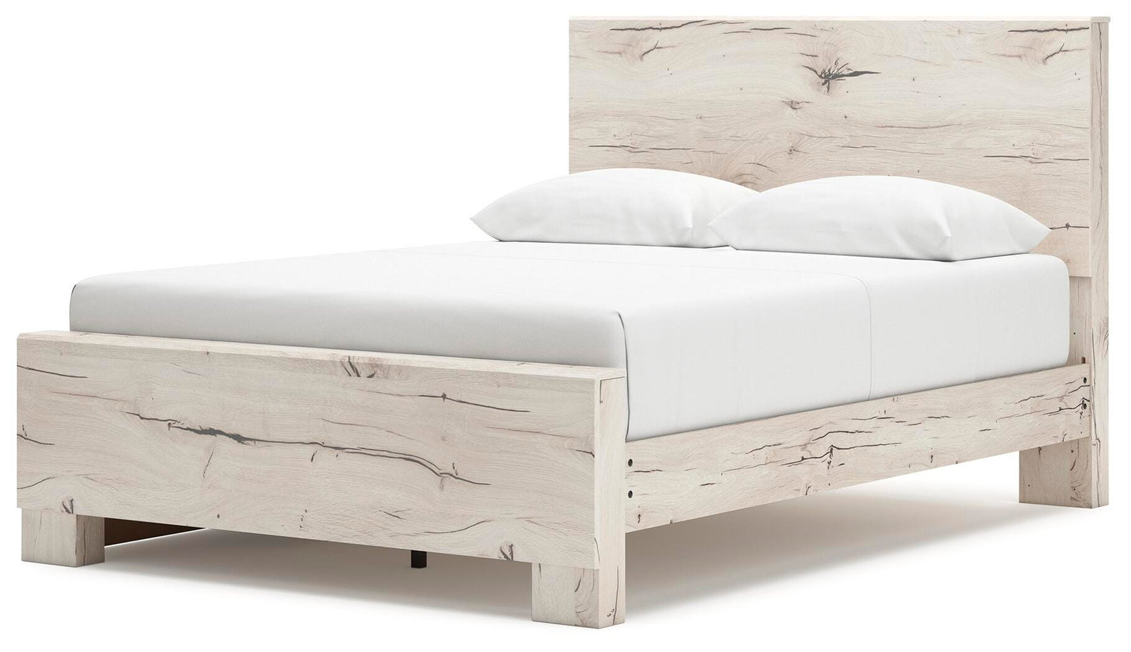 Lawroy Panel Bed with Storage - Light Natural (B2310-SI) - Image 3