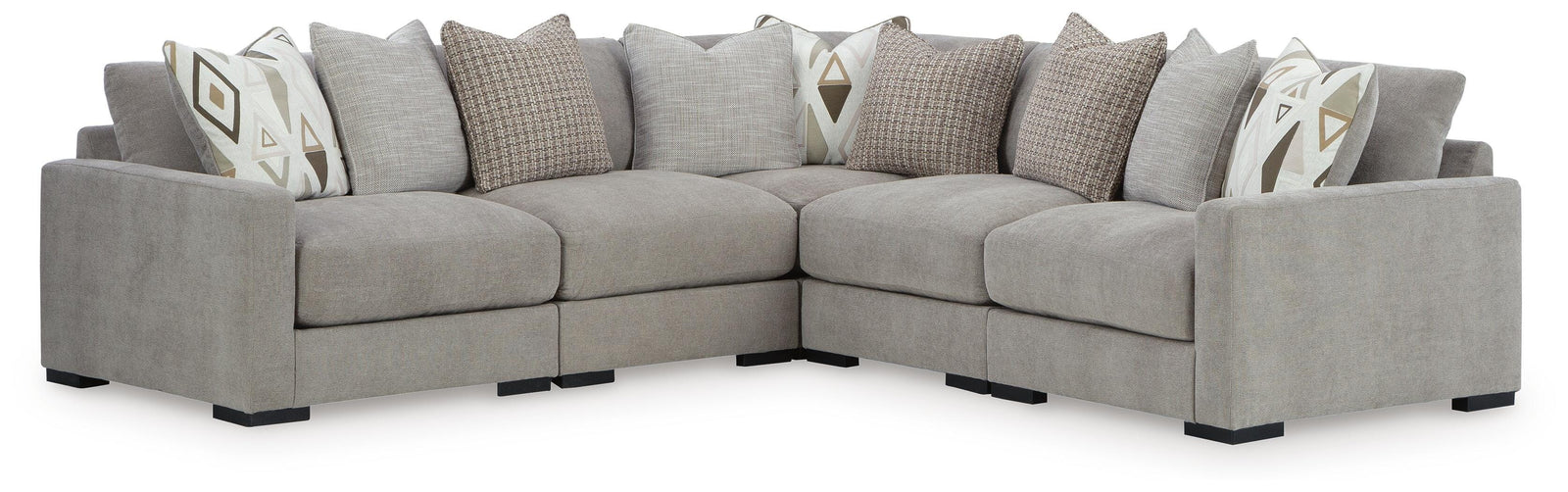 Aslan Court 5-Piece Sectional (20305-SI)