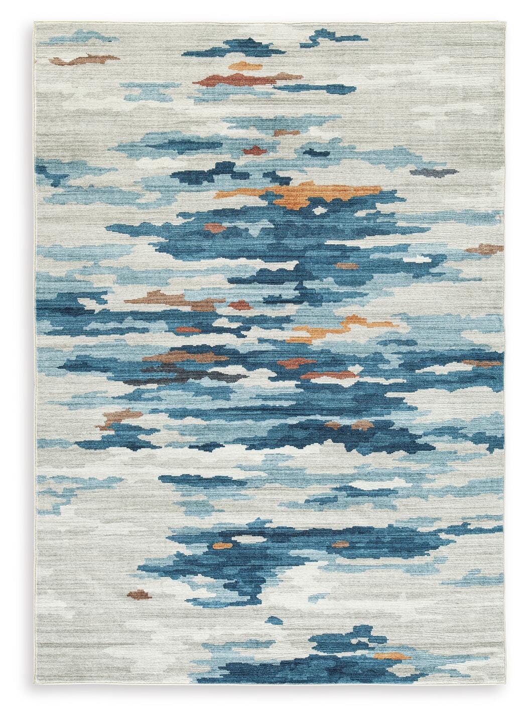 Vinlett 8 x 10 Washable Rug (R40704-SI)