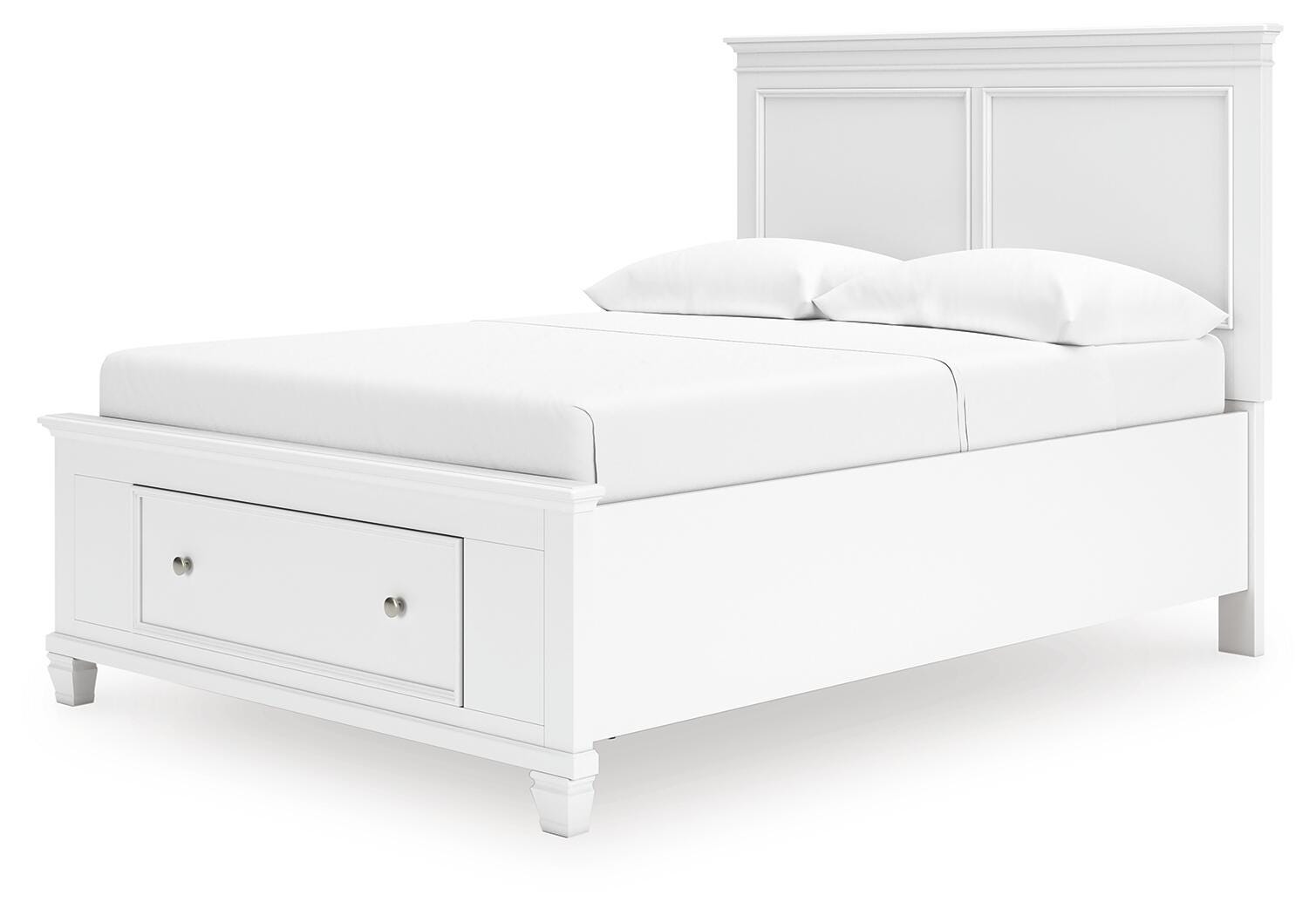 Fortman Panel Storage Bed (Youth) - White (B680-SI) - Image 5