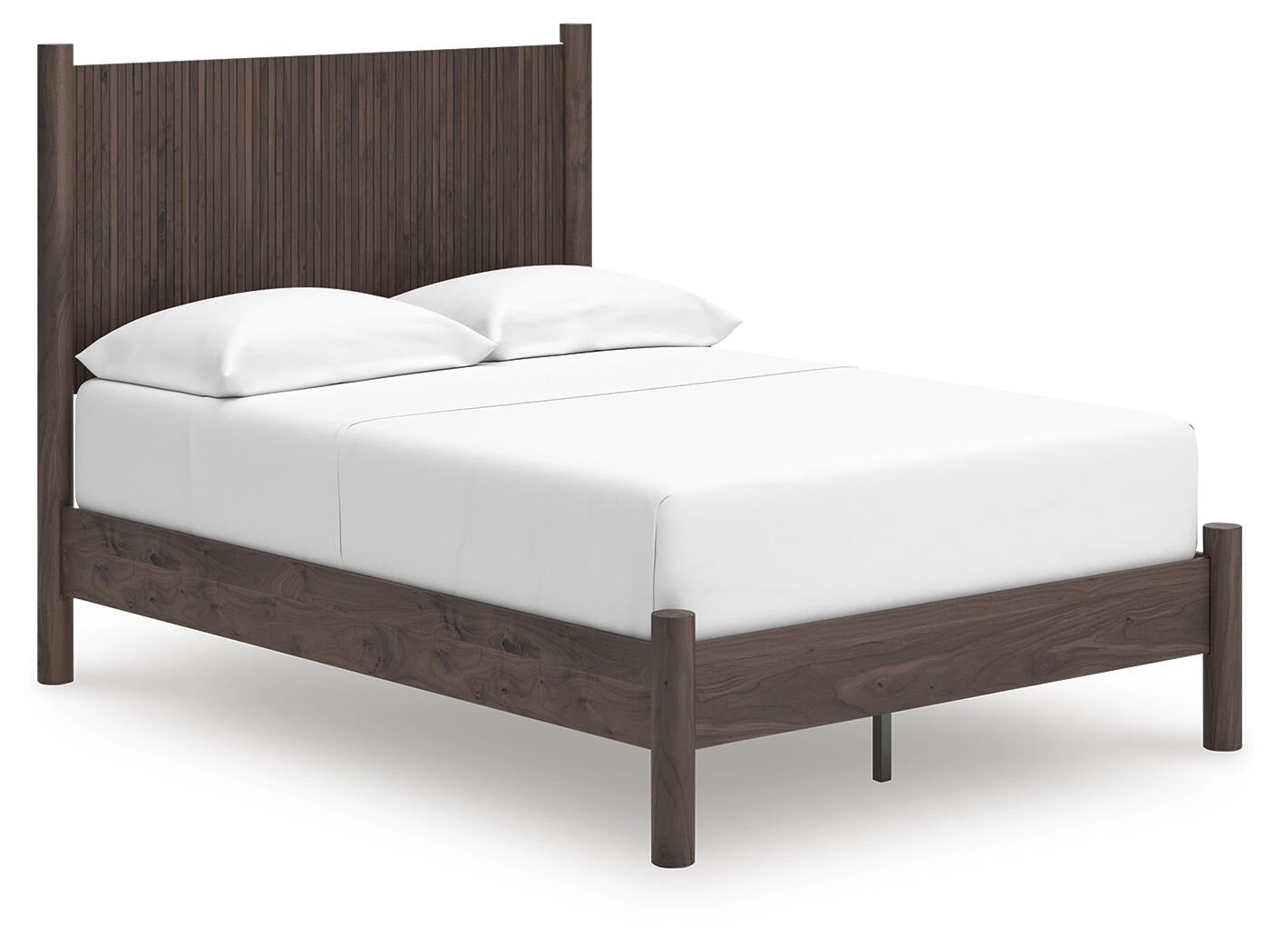 Pamytta Full Panel Platform Bed, Dresser and Mirror (PCB2614-SI) - Image 3