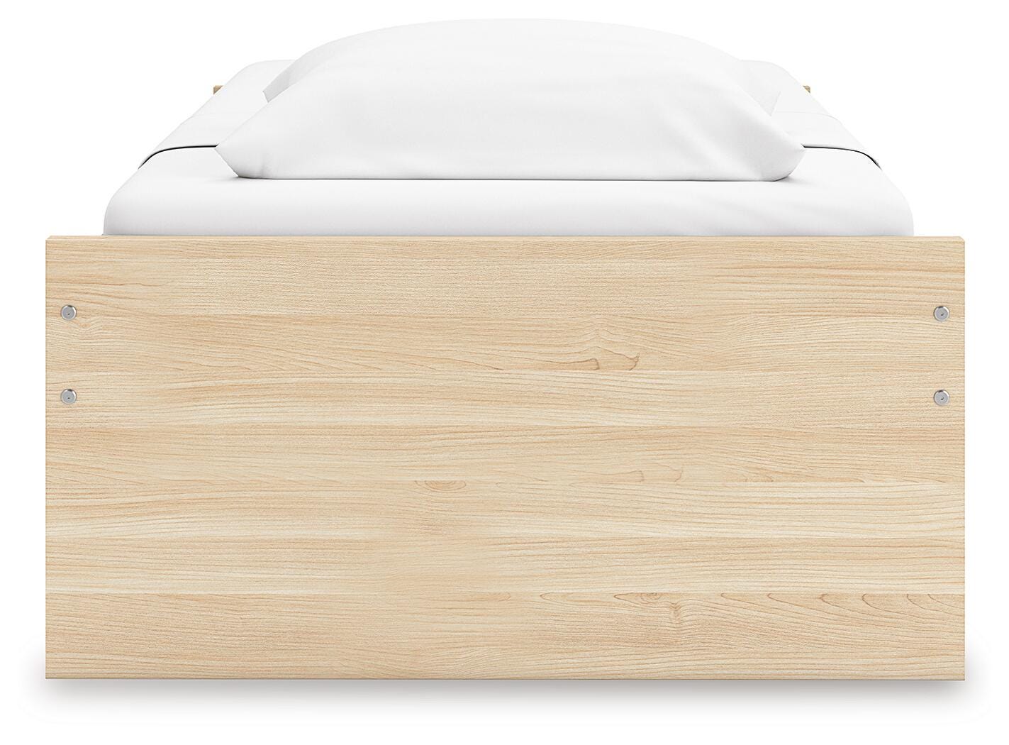 Onita Platform Bed with 1 Side Storage (Youth) - Natural (EB9632-SI) - Image 7