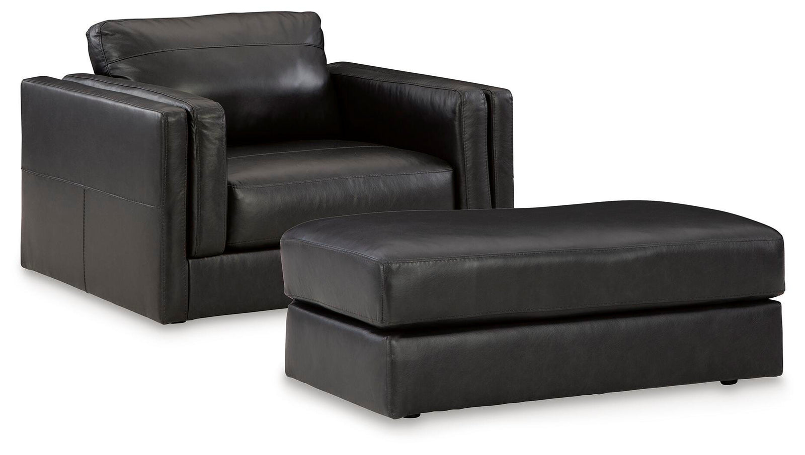 Amiata Oversized Chair and Ottoman (57405-SI)