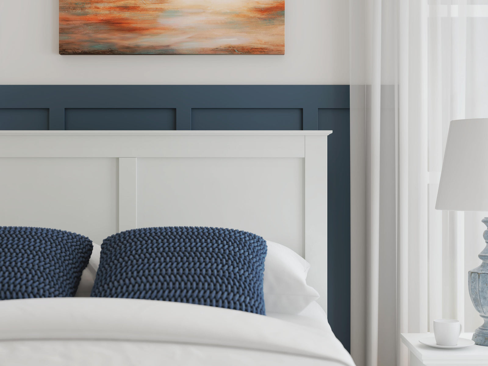 Bostwick Shoals Panel Bed (Youth) - White (B139-SI) - Image 9