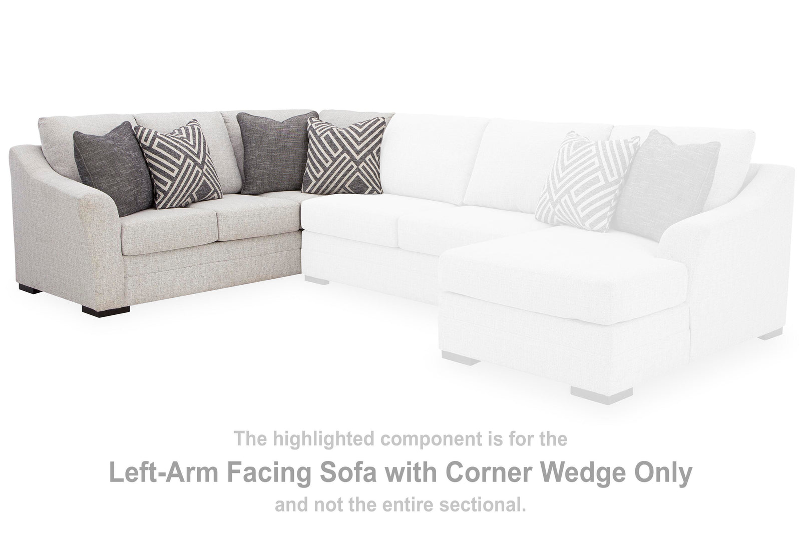 Koralynn Right-Arm Facing Sofa with Corner Wedge (54102-SI) - Image 20