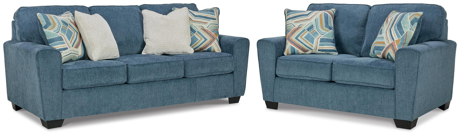 Cashton Queen Sofa Sleeper and Loveseat (40605-SI)