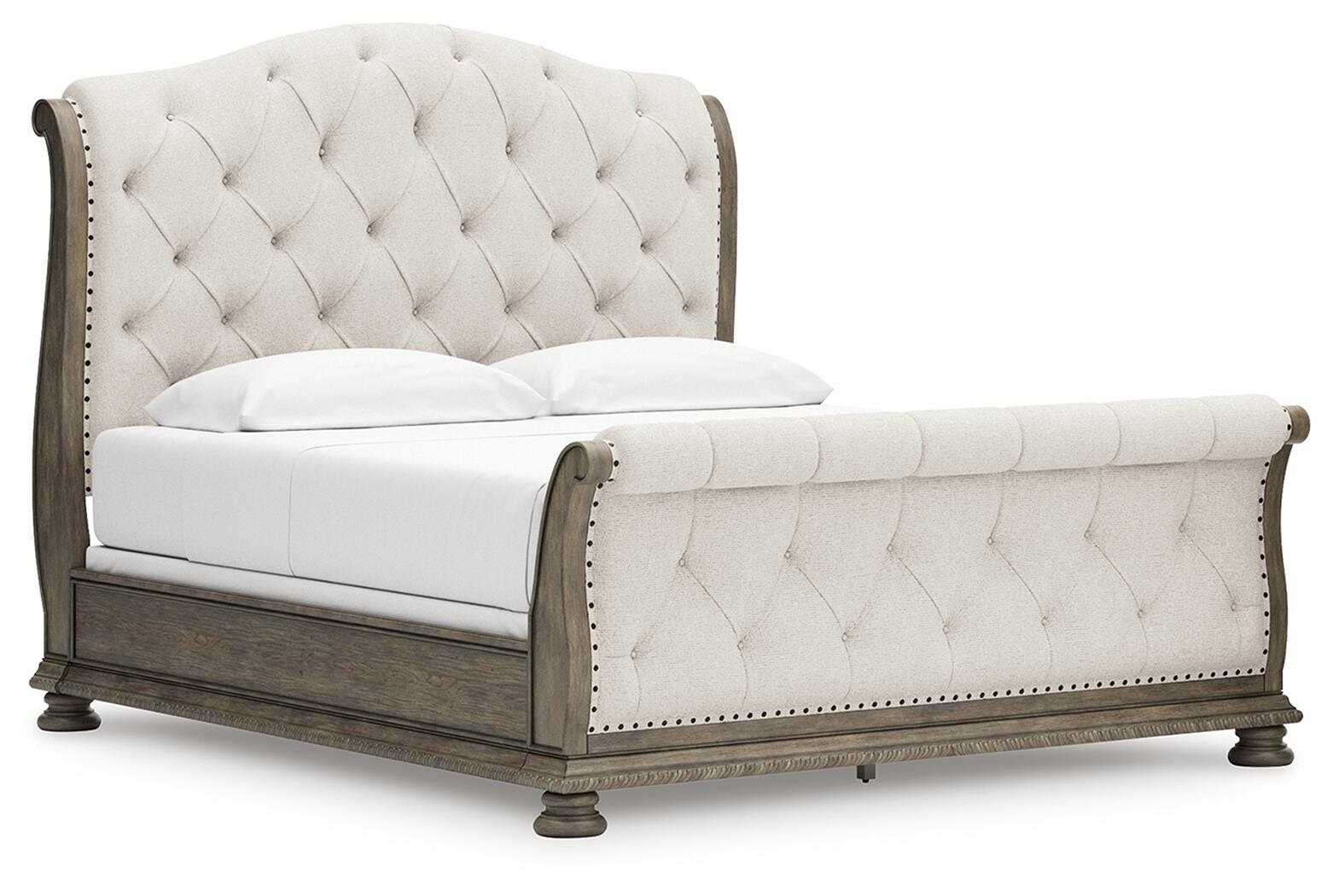 Ardenfield Sleigh Bed, Chest and Nightstand - Light Brown (B944-SI) - Image 6