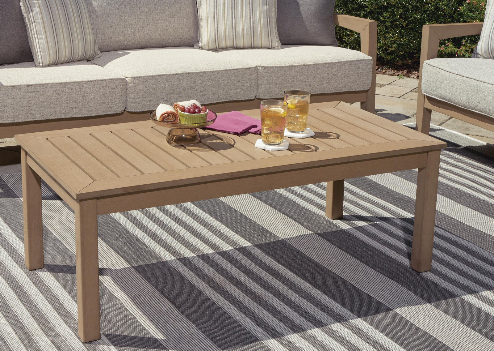 Hallow Creek Outdoor Sofa with Cushion (P560-SI) - Image 15