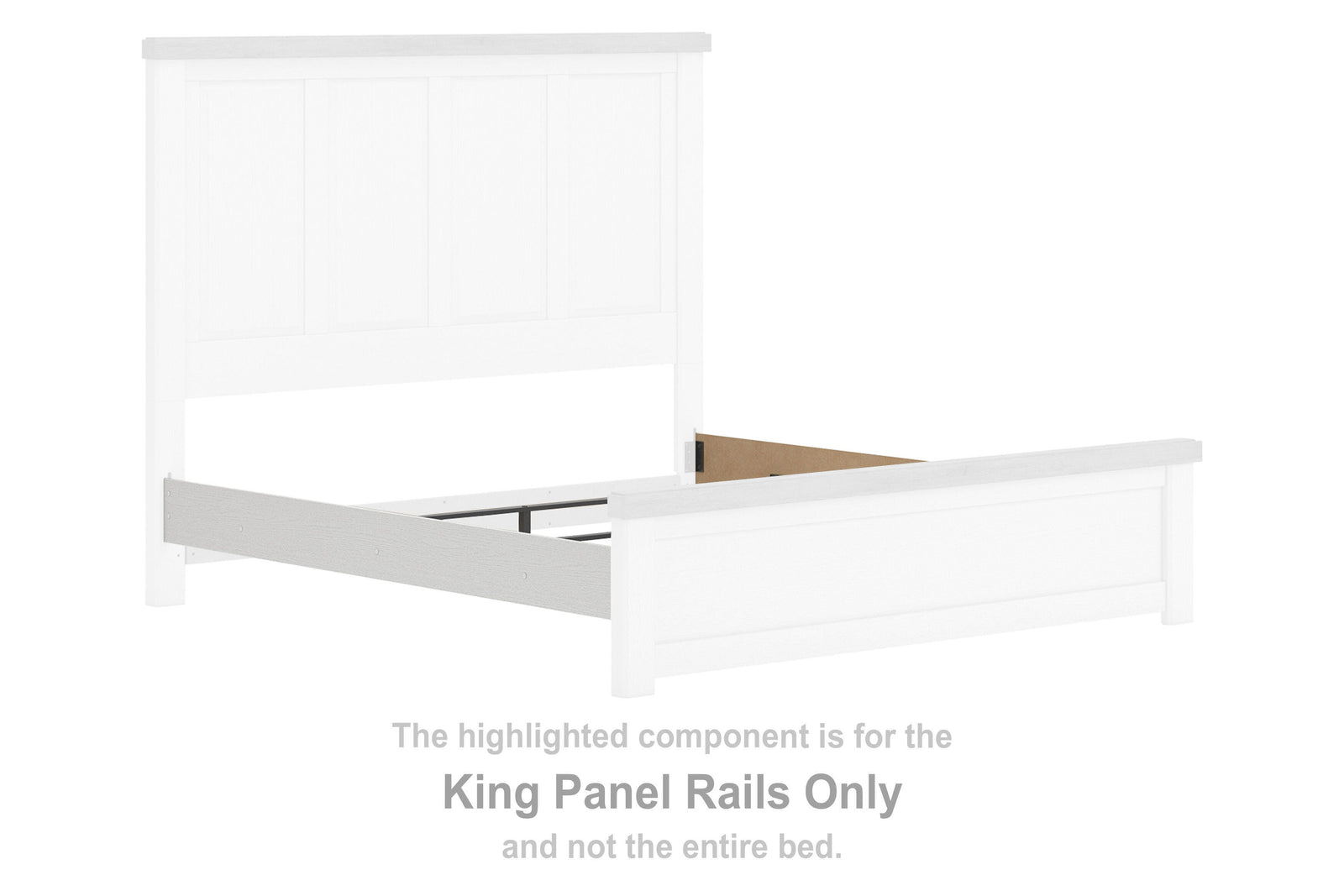 Savonport Panel Rails - White (B4615-SI) - Image 2