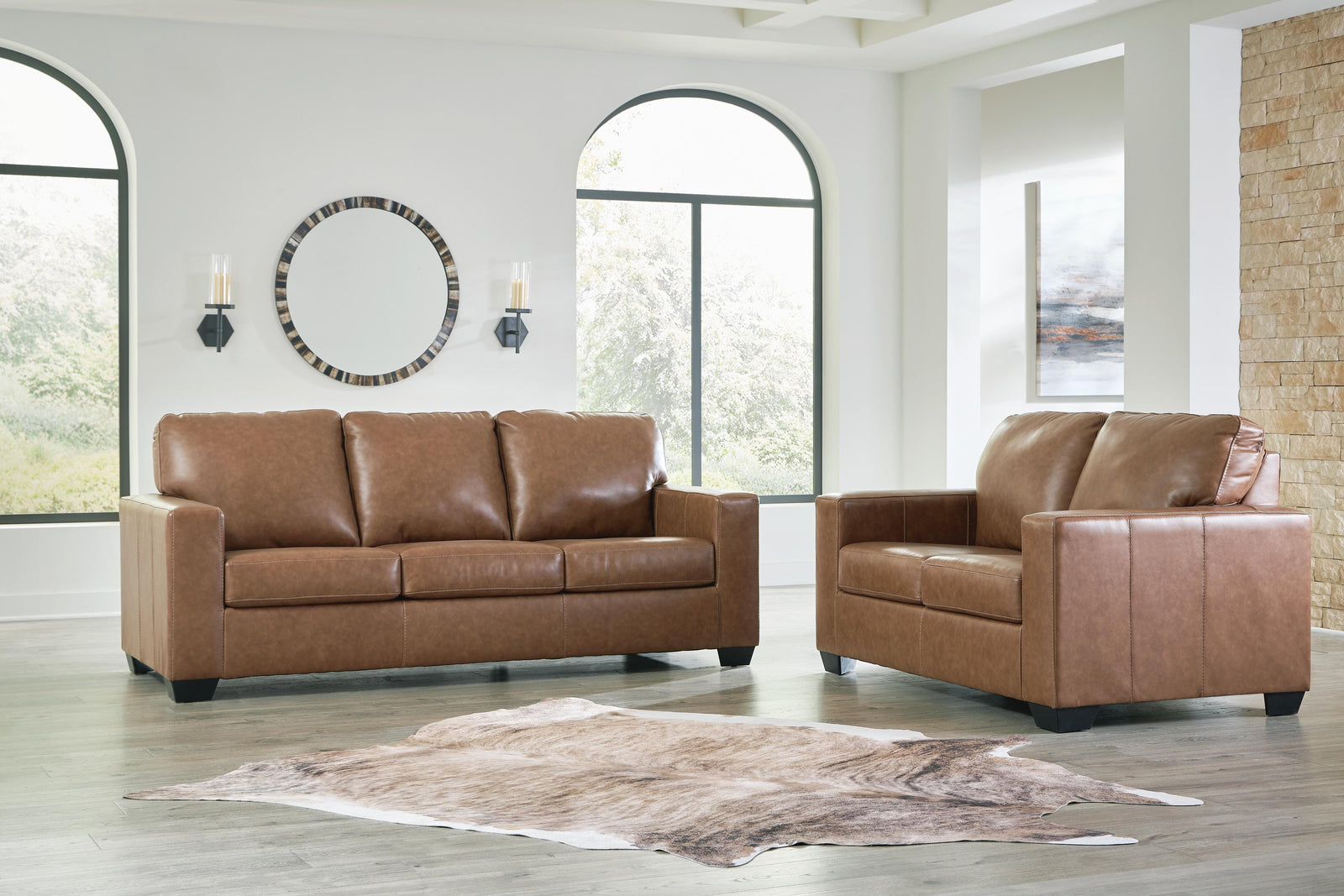 Bolsena Sofa and Loveseat (55603-SI) - Image 2