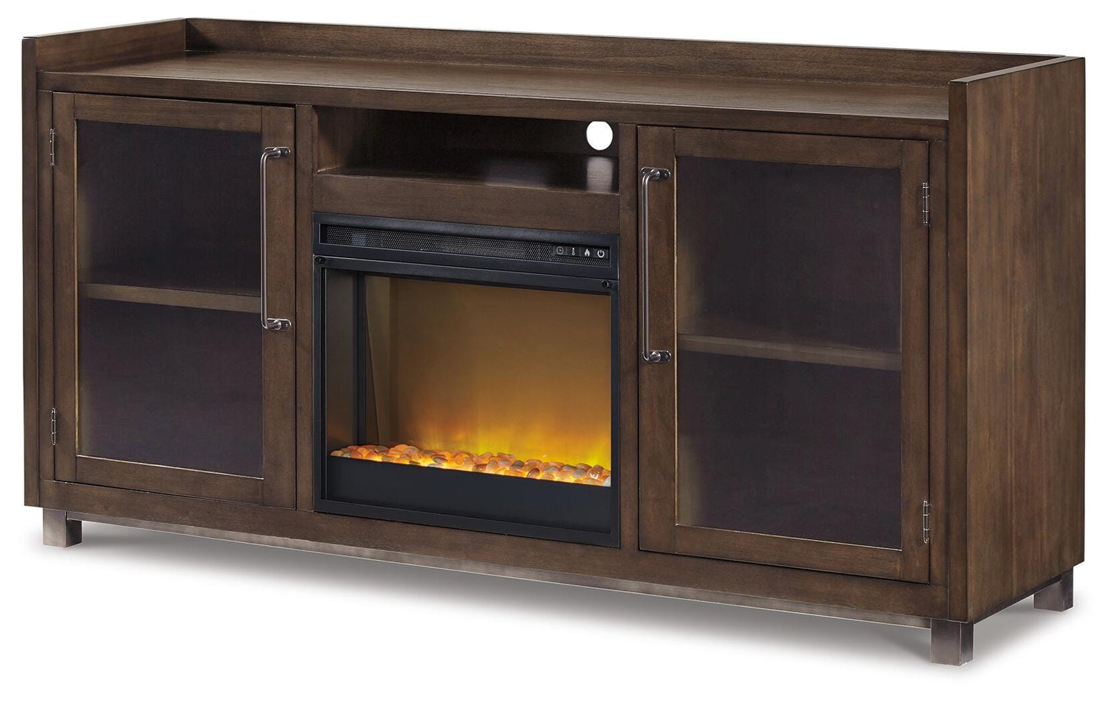 Starmore 70 TV Stand with Electric Fireplace (W633-SI)