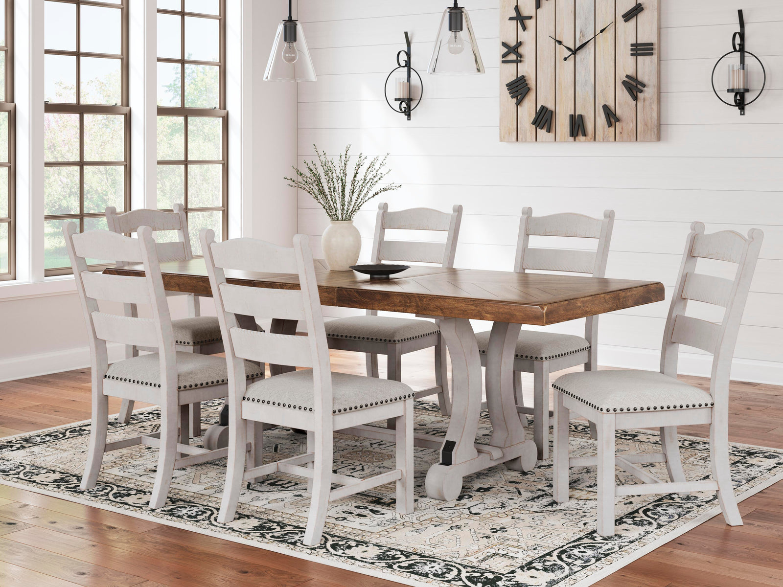 Valebeck Dining Table and 8 Chairs (D546-SI) - Image 5