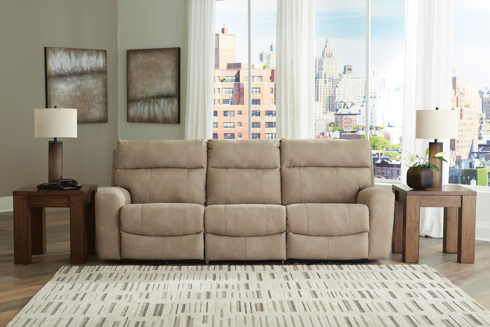Next-Gen Durapella 3-Piece Power Reclining Sectional Sofa (61004-SI) - Image 2