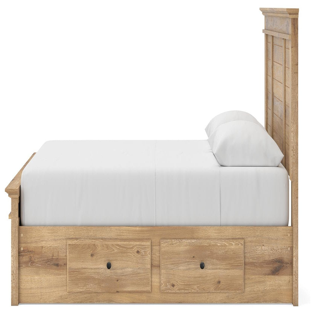 Makidern Queen Panel Storage Bed (PCB1170-SI) - Image 8
