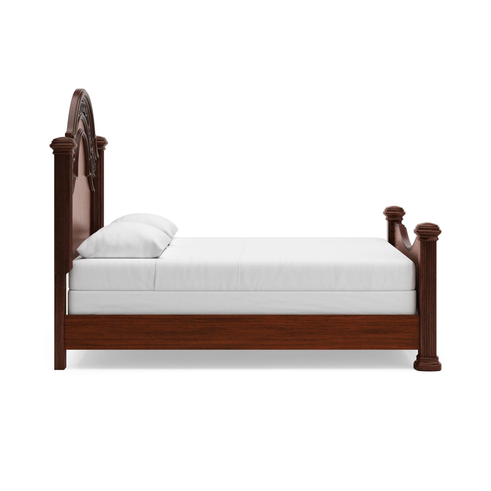Lavinton Poster Bed, Dresser, Mirror, Chest and Nightstand - Brown (B764-SI) - Image 15