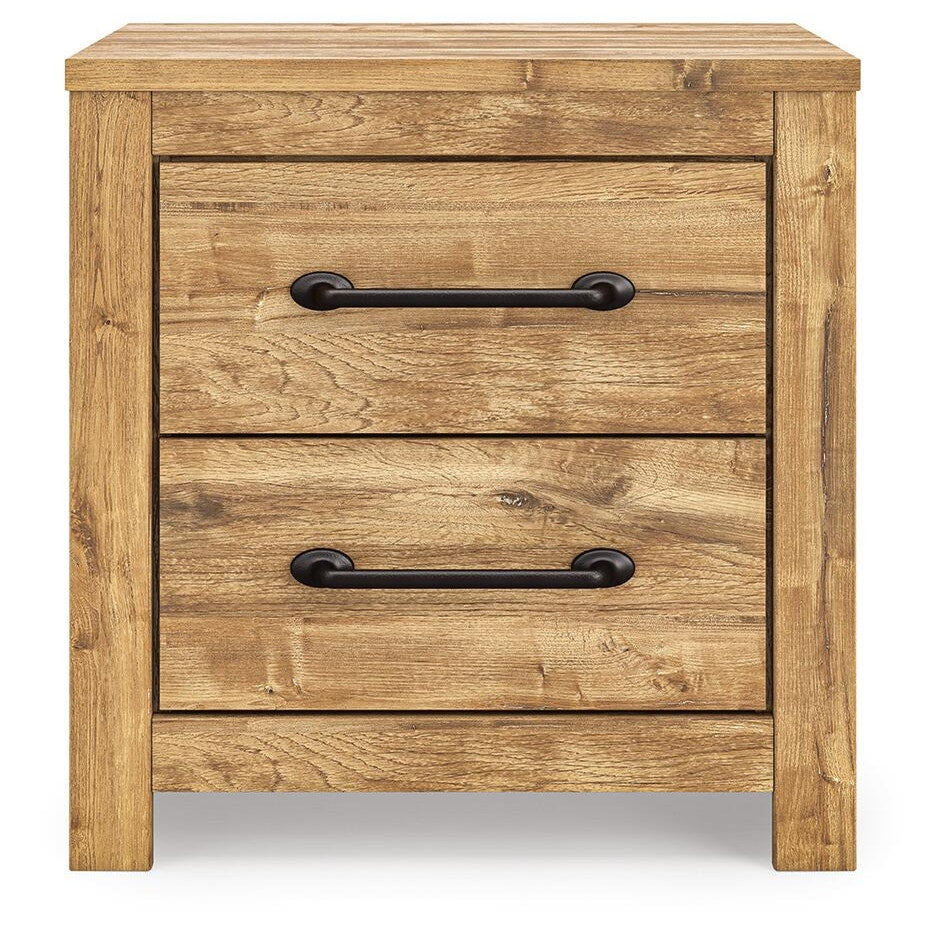 Maystonna King Crossbuck Panel Bed, Dresser, Mirror and Nightstand (PCB1580-SI) - Image 16