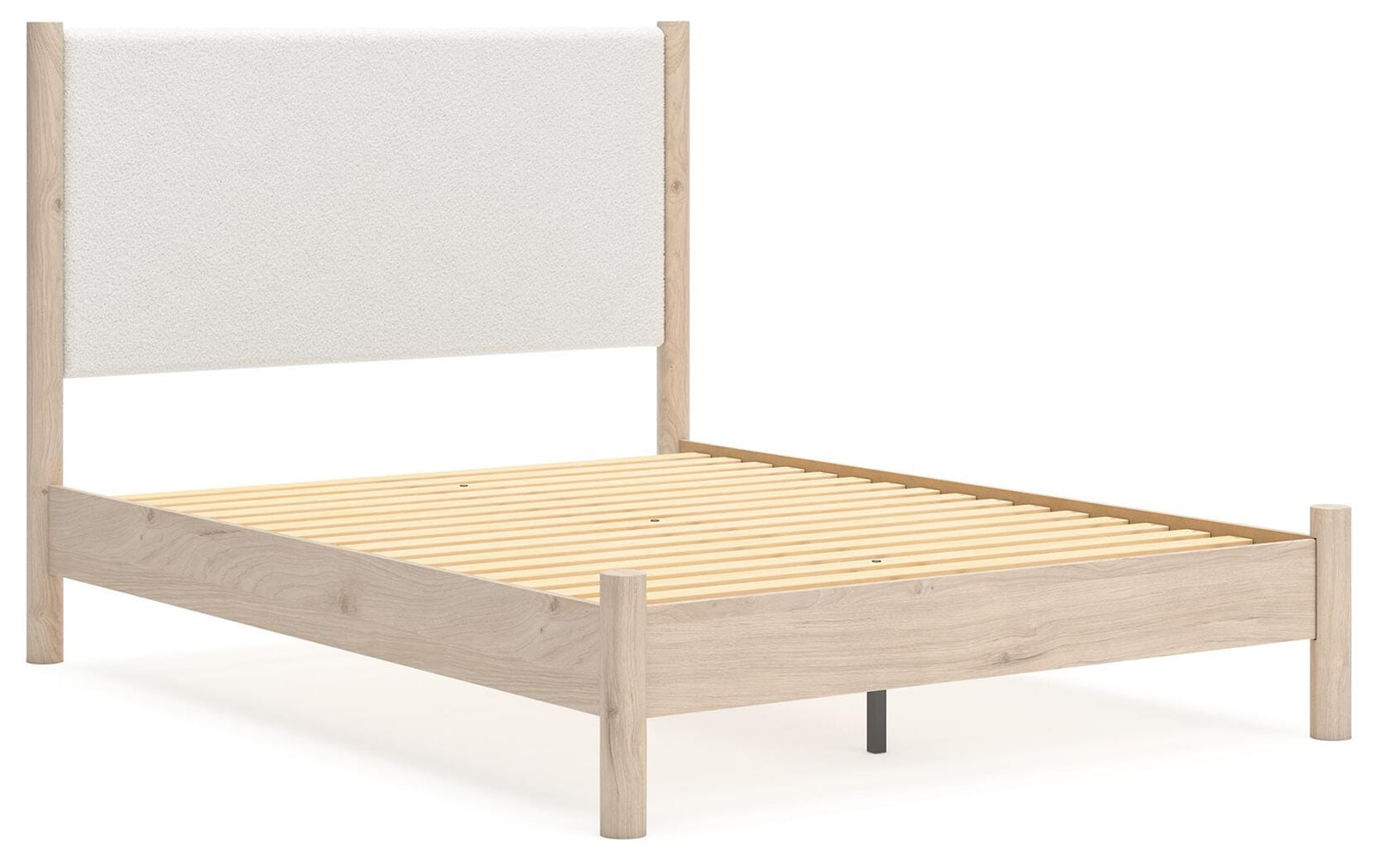 Cadmori Upholstered Panel Bed - Two-tone (B2615-SI) - Image 2
