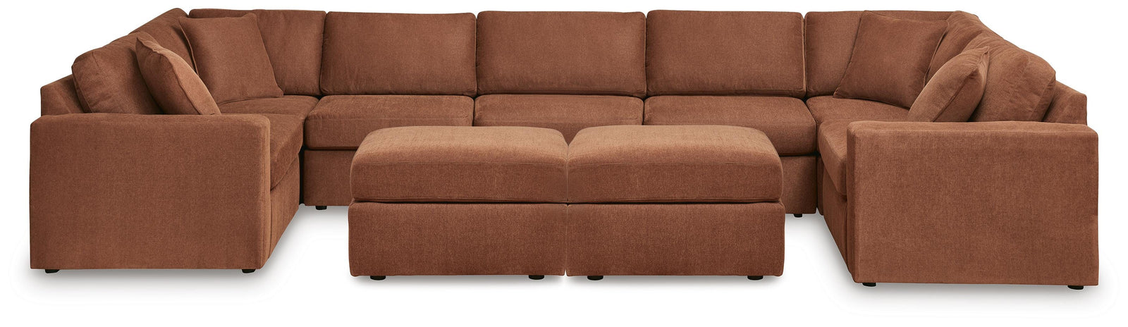 Modmax 7-Piece Sectional and 2 Ottomans (92102-SI)