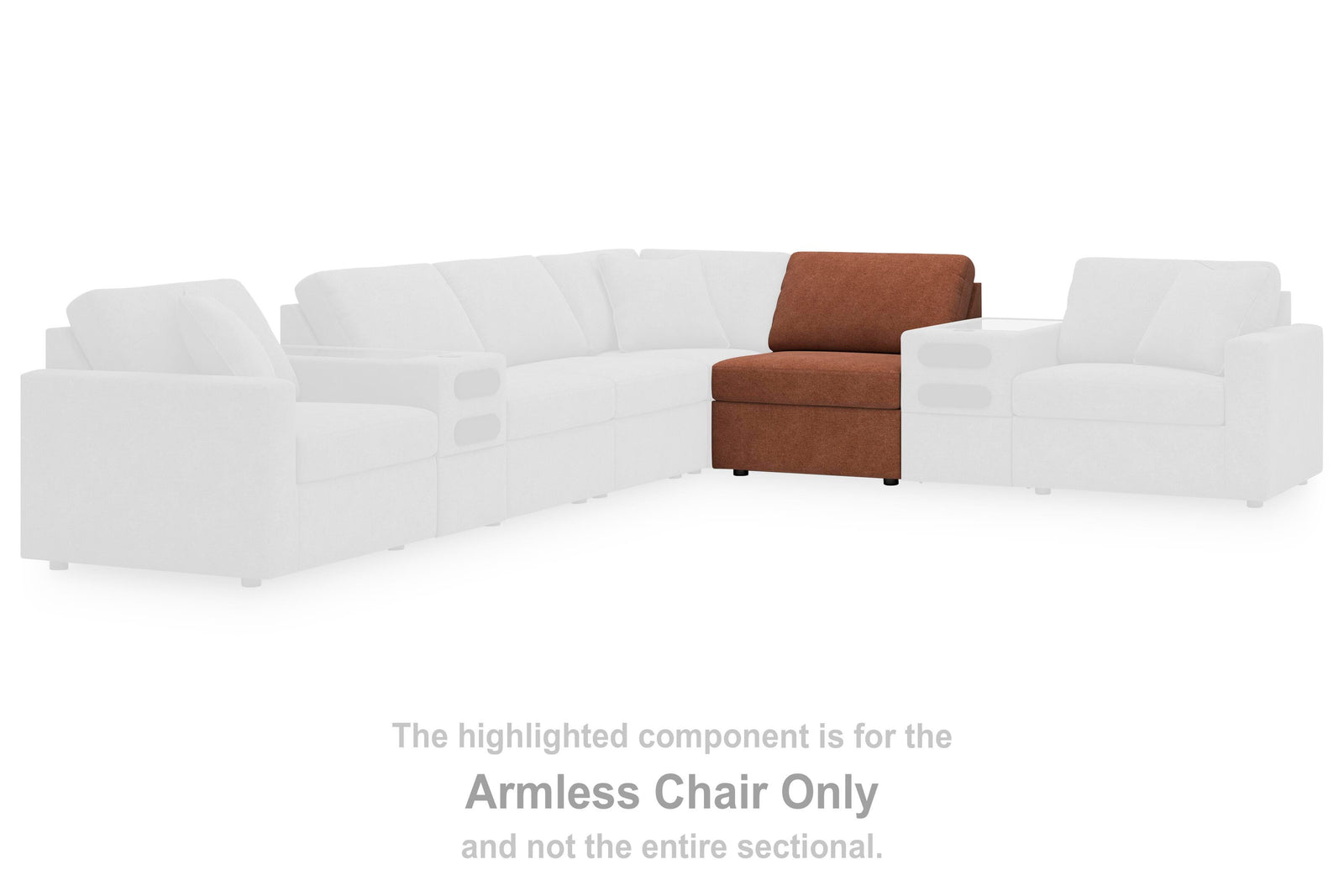 Modmax Right-Arm Facing Corner Chaise with Storage (92102-SI) - Image 21
