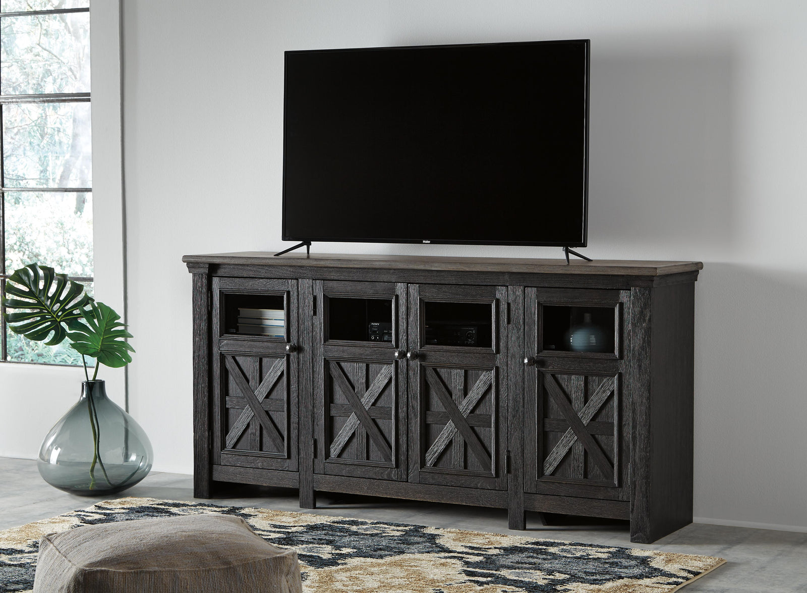 Tyler Creek 74 TV Stand (W736-SI) - Image 2