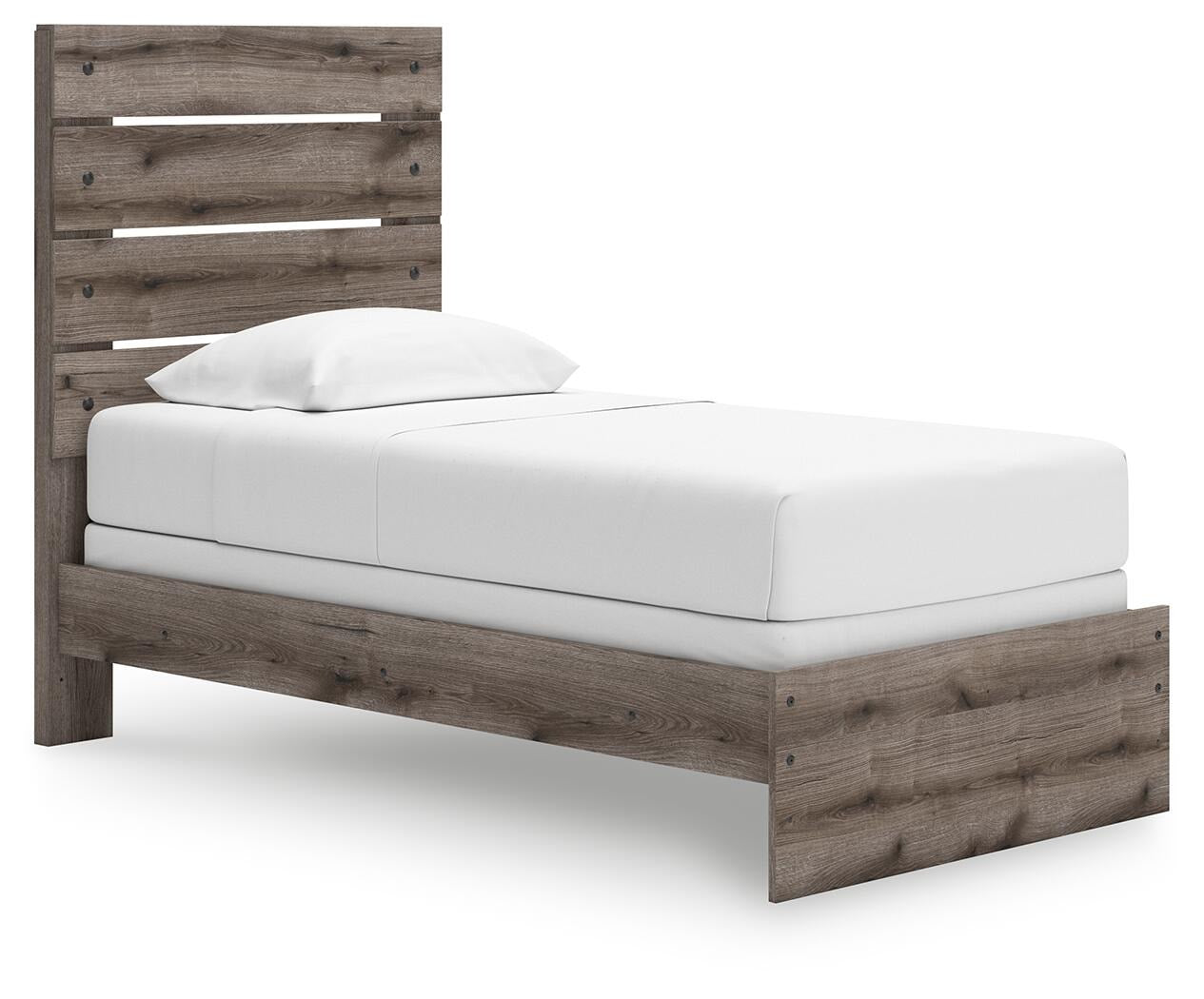Graystorm Twin Panel Bed (PCB2405-SI)