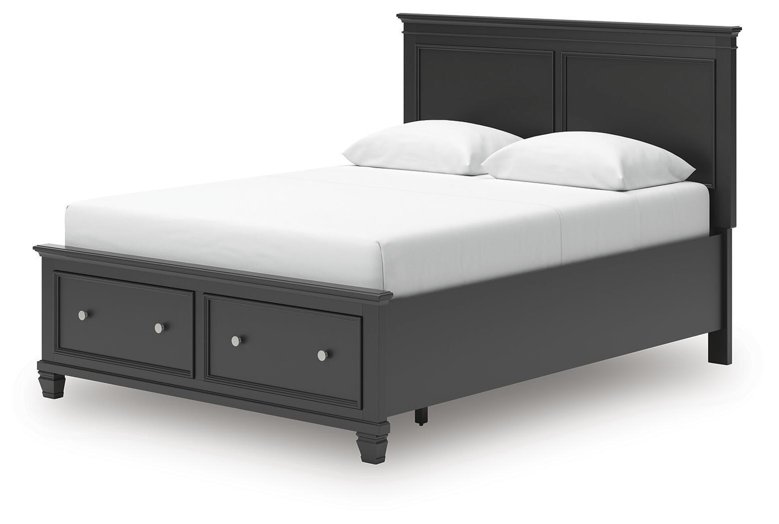 Lanolee Panel Storage Bed - Black (B687-SI) - Image 5