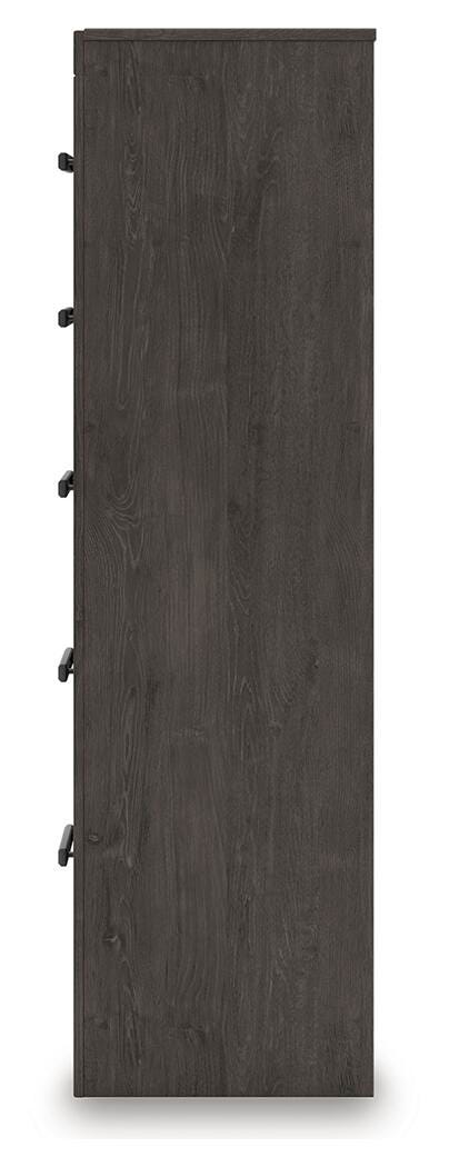Prendonea Chest of Drawers - Charcoal (B3789-SI) - Image 6