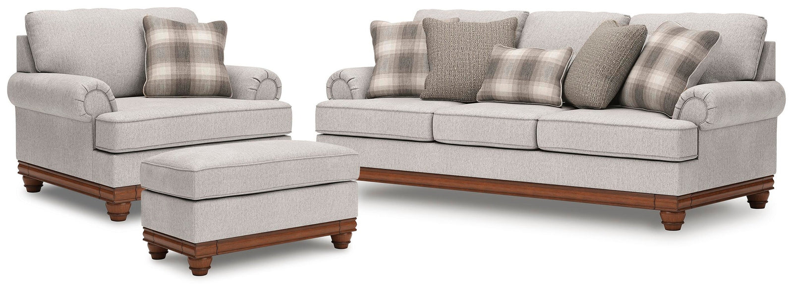 Clearbrooke Sofa, Oversized Chair and Ottoman (PC56803-SI)