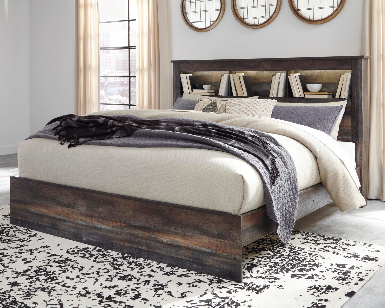 Drystan Bookcase Bed - Multi (B211-SI) - Image 2