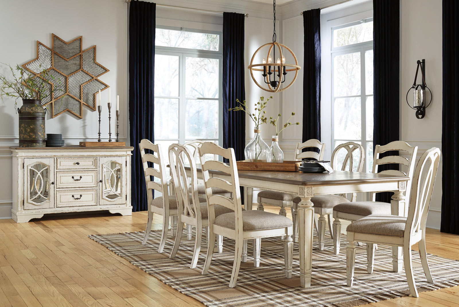 Realyn Dining Table and 4 Chairs (D743-SI) - Image 10
