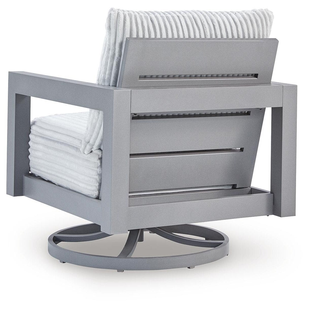 Hurley Park Outdoor Sofa, 2 Lounge Chairs and Coffee Table (PCP695-SI) - Image 7