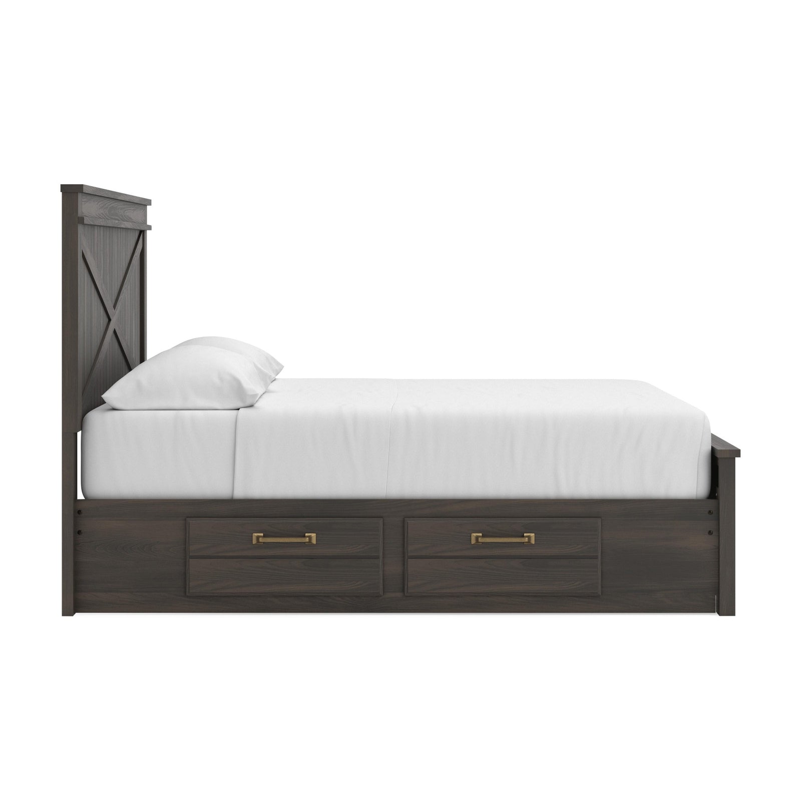 Vonitta Bay King Panel Bed with Storage (PCB2648-SI) - Image 8