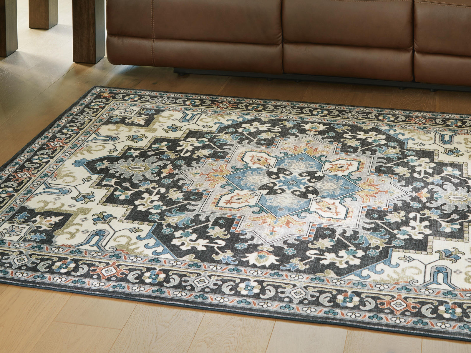 Leningston 8 x 10 Washable Rug (R40706-SI) - Image 2