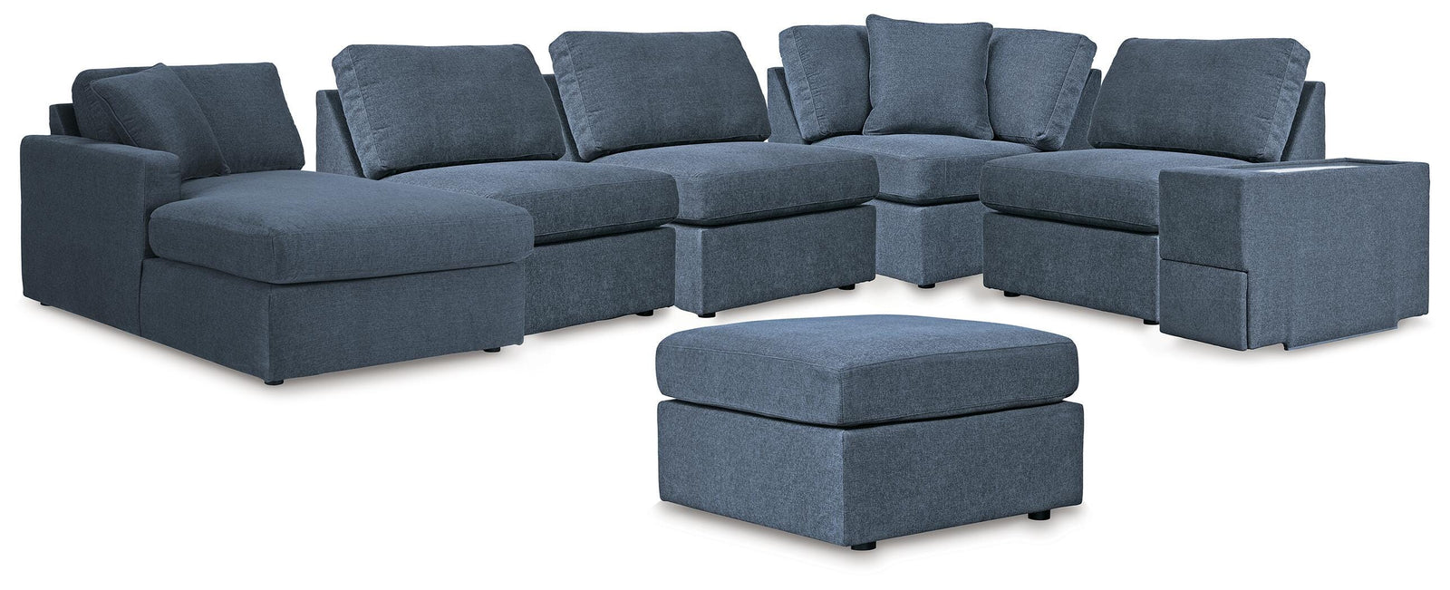 Modmax 6-Piece Sectional with Chaise and Ottoman (92121-SI)